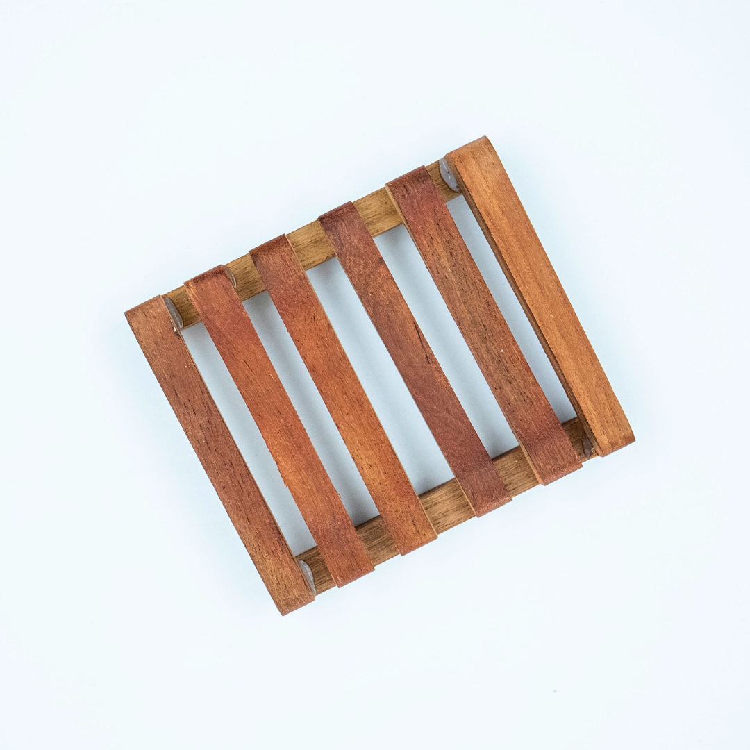 EcoFreaky Self-Draining Wooden Soap Dish – Sustainable, Minimalist, and Luxurious Bathroom Essential - EcoFreaky