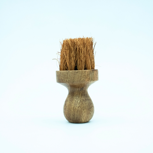 EcoFreaky Set of 2 Coir Tawa Oil Brushes – Made from Natural Coconut Fibre & Wooden Handle