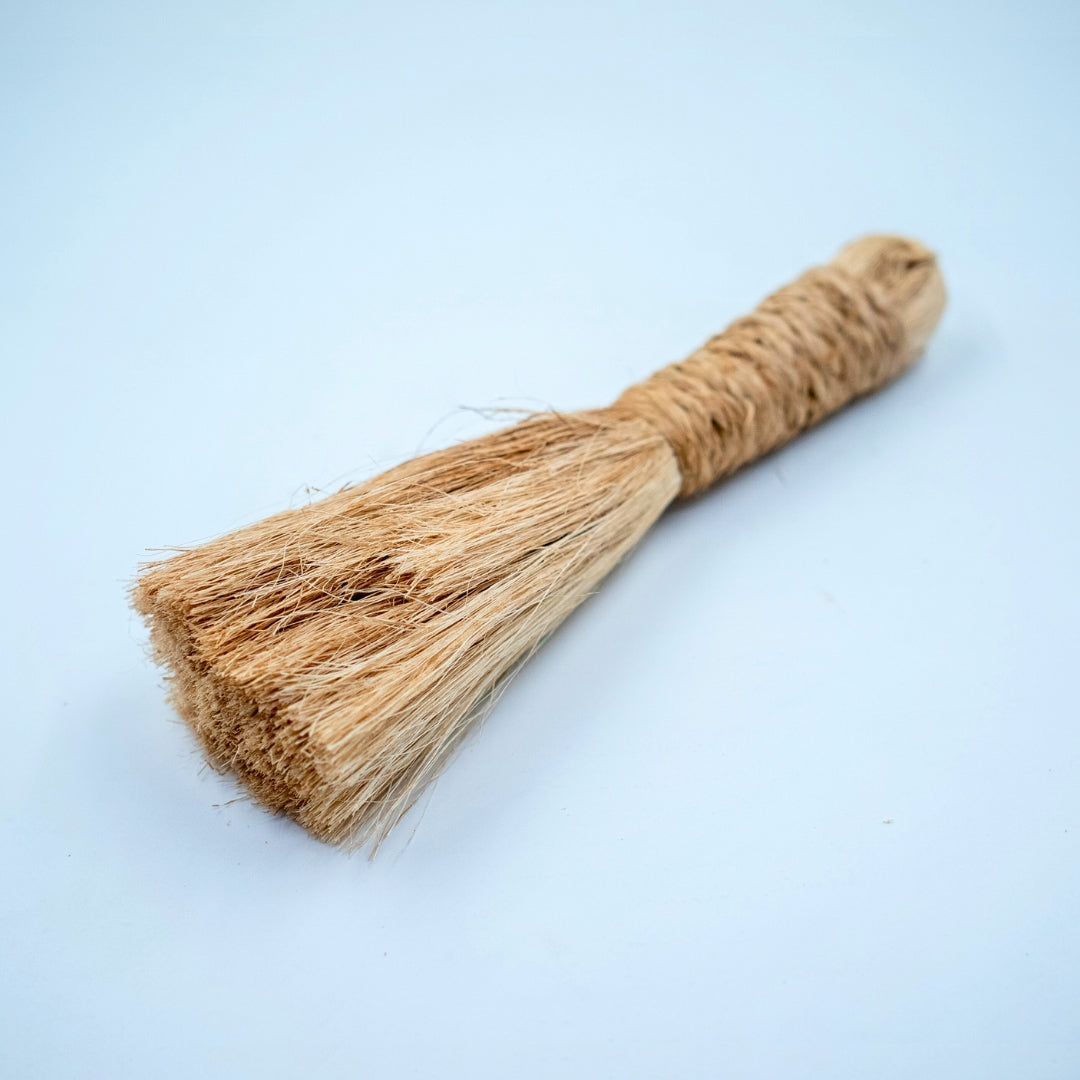 Eco Freaky Pooja Broom – Pack of 2 | Eco-Friendly Banana Stem Fiber Broom for Mandir, Puja Room & Deity Cleaning (Available in 12 cm & 22 cm)