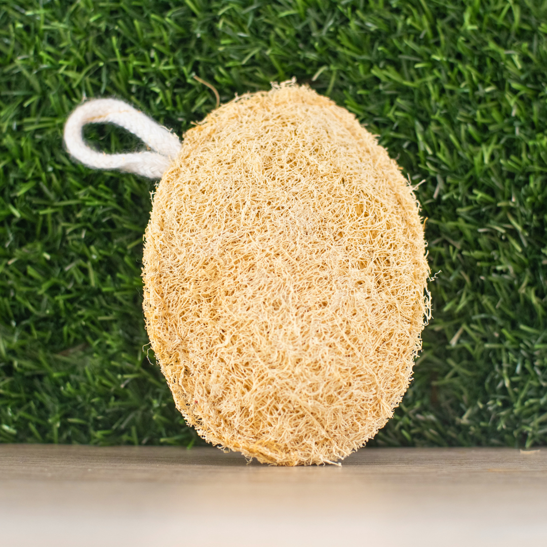 EcoFreaky Natural Loofah Scrubber – 100% Plant-Based Bath Sponge | Exfoliating Body Loofah in 5 Shapes (Heart, Round, Oval, Square, Rectangle)