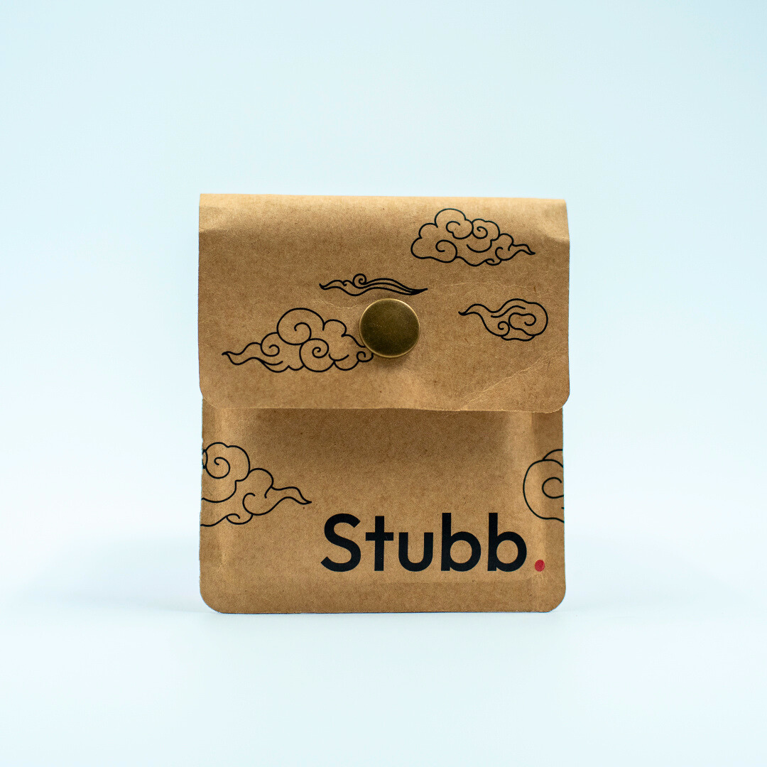 Stubb – Reusable Kraft Paper Portable Ashtray – Brown | Pack of 1