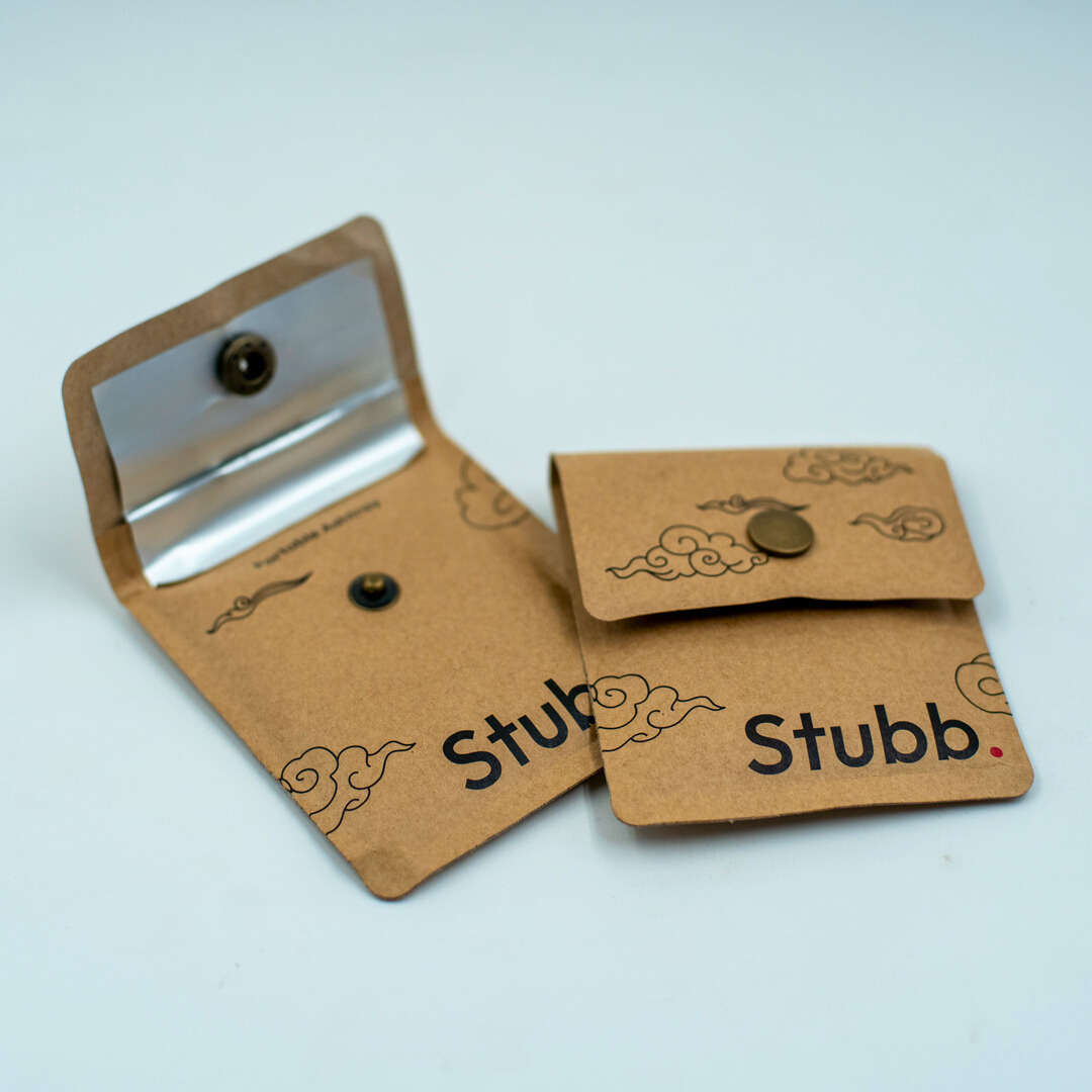 Stubb – Reusable Kraft Paper Portable Ashtray – Brown | Pack of 1