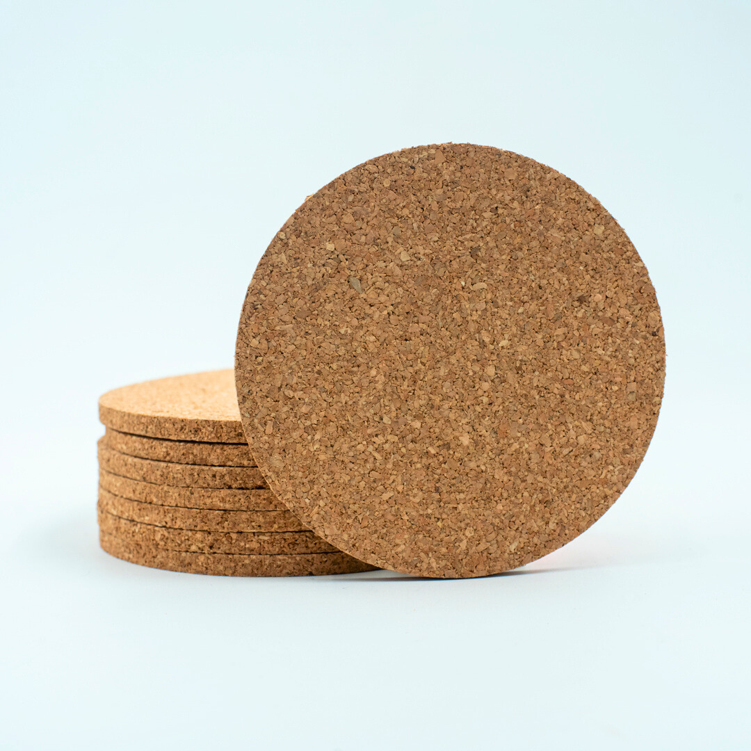 Eco-Friendly Cork Coasters – Set of 4 & 6 | Coffee & Tea Lovers