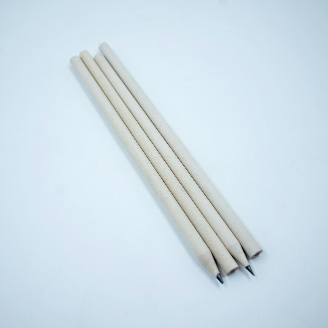 EcoFreaky Recycled Paper Pencils – Kraft Brown & Classic White