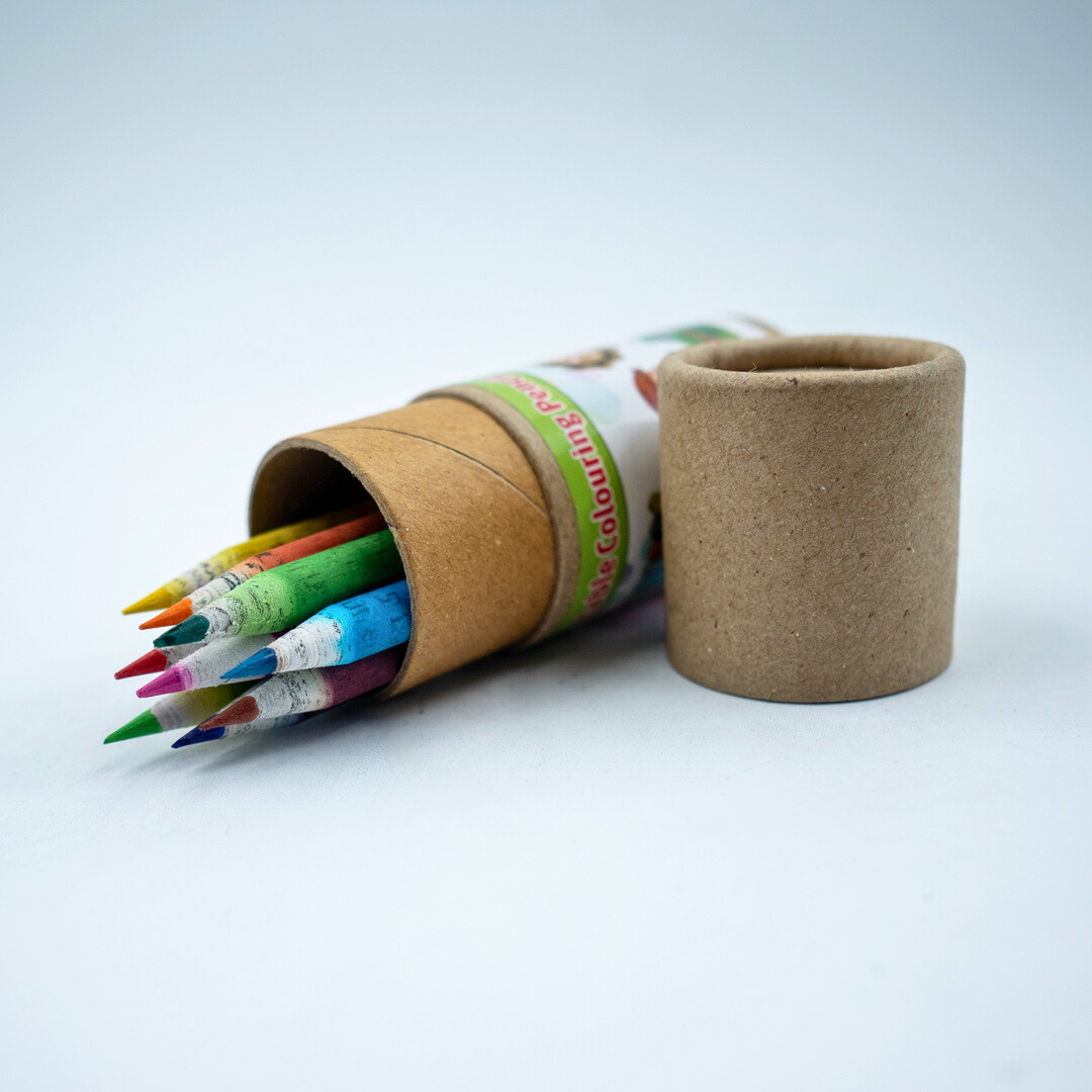 EcoFreaky Plantable Colouring Pencils | 10 Colours | Seed Pencils Tube