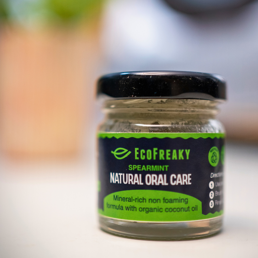 EcoFreaky Spearmint Natural Toothpaste - Non-Foaming Oral Care - EcoFreaky