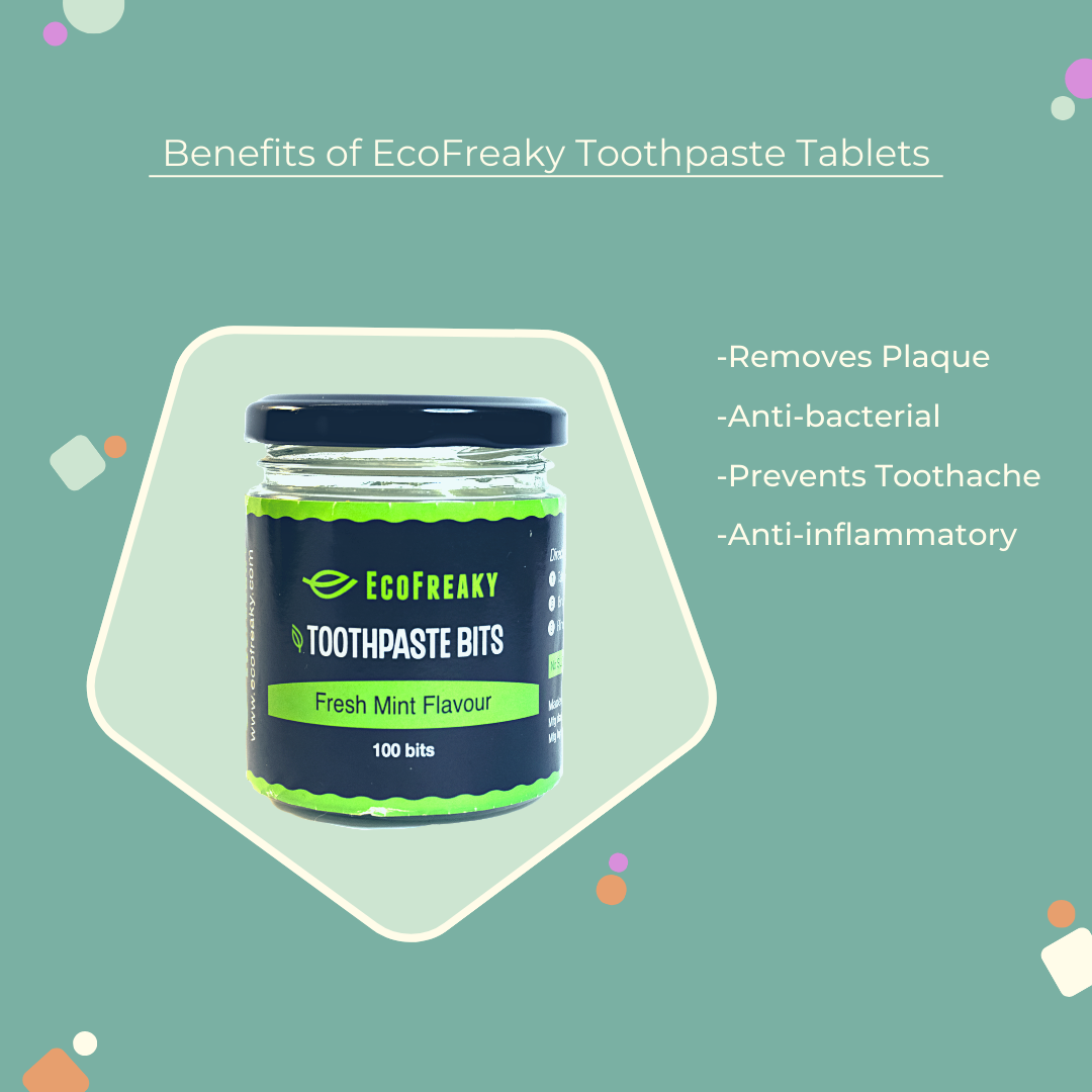 EcoFreaky Toothpaste Tablets | Best Toothpaste Bits For Stain Removal - EcoFreaky