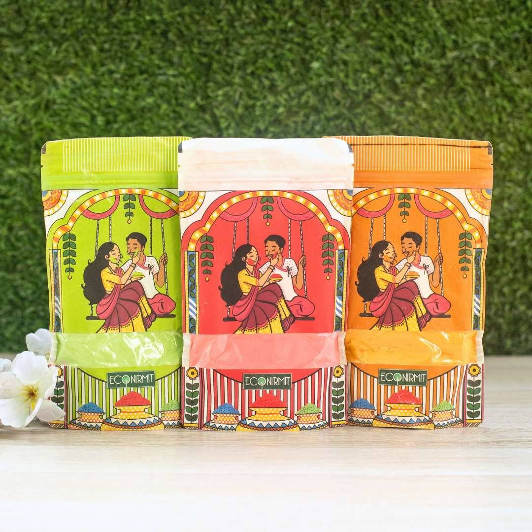 Econirmit Organic Holi Combo – Safe & Vibrant Colors at a Special Discount! - EcoFreaky