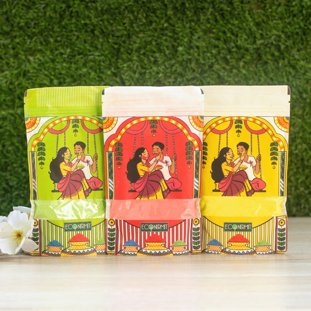 Econirmit Organic Holi Combo – Safe & Vibrant Colors at a Special Discount! - EcoFreaky