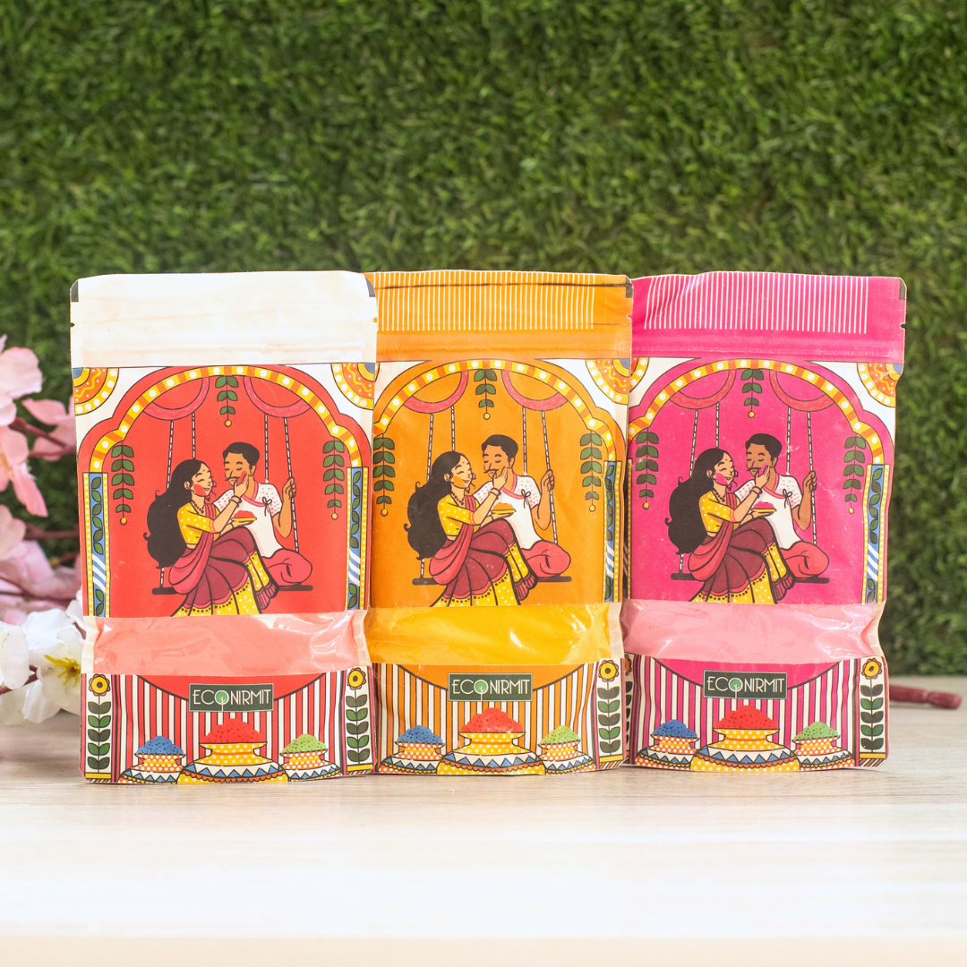 Econirmit Organic Holi Combo – Safe & Vibrant Colors at a Special Discount! - EcoFreaky