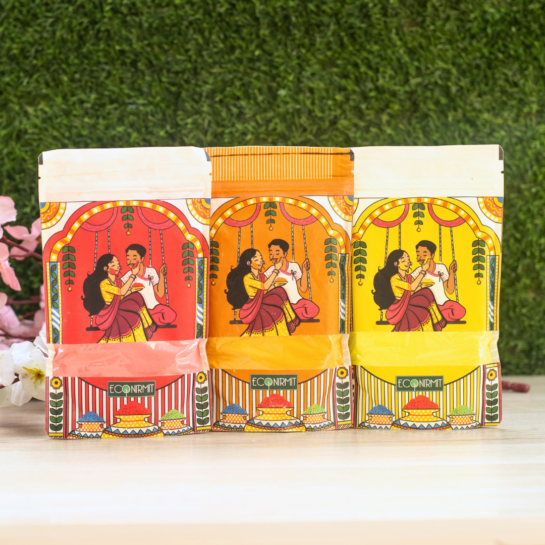 Econirmit Organic Holi Combo – Safe & Vibrant Colors at a Special Discount! - EcoFreaky