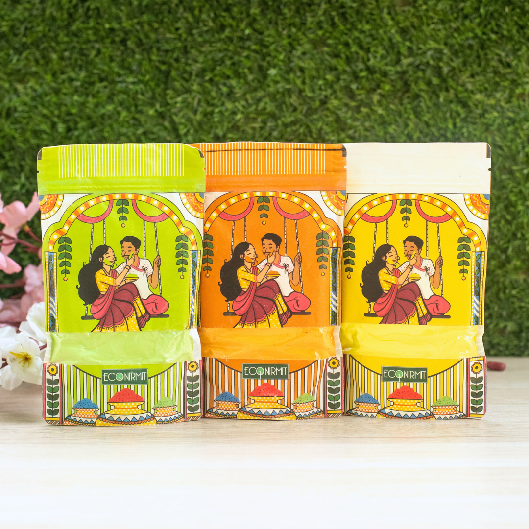Econirmit Organic Holi Combo – Safe & Vibrant Colors at a Special Discount! - EcoFreaky