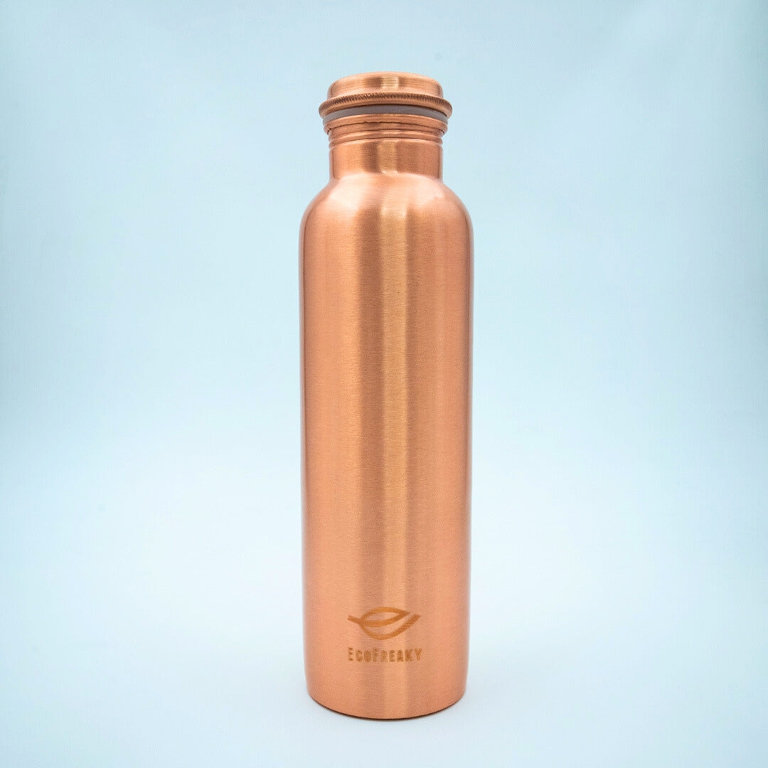 EcoFreaky Premium Copper Water Bottle (950ml) | Leak-Proof & BPA-Free | Ayurvedic Health Benefits | Enhances Immunity & Digestion | Ideal for Office & Travel - EcoFreaky