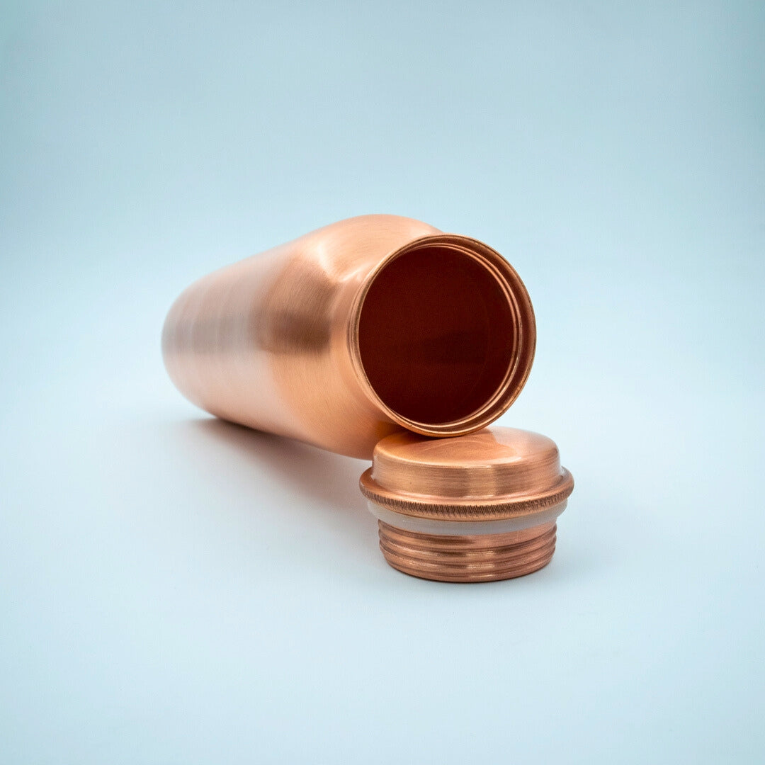 EcoFreaky Premium Copper Water Bottle (950ml) | Leak-Proof & BPA-Free | Ayurvedic Health Benefits | Enhances Immunity & Digestion | Ideal for Office & Travel - EcoFreaky
