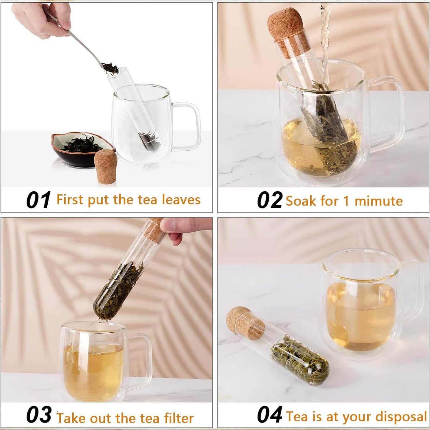 Premium Glass Tea Infuser – Elegant & Eco-Friendly Brewing - EcoFreaky