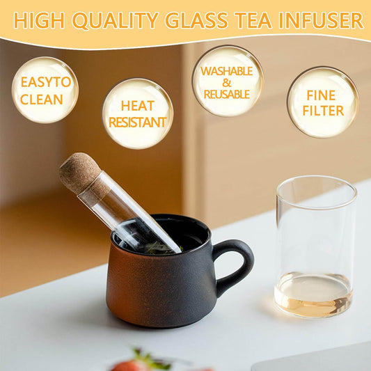 Premium Glass Tea Infuser β Elegant & Eco-Friendly Brewing - EcoFreaky
