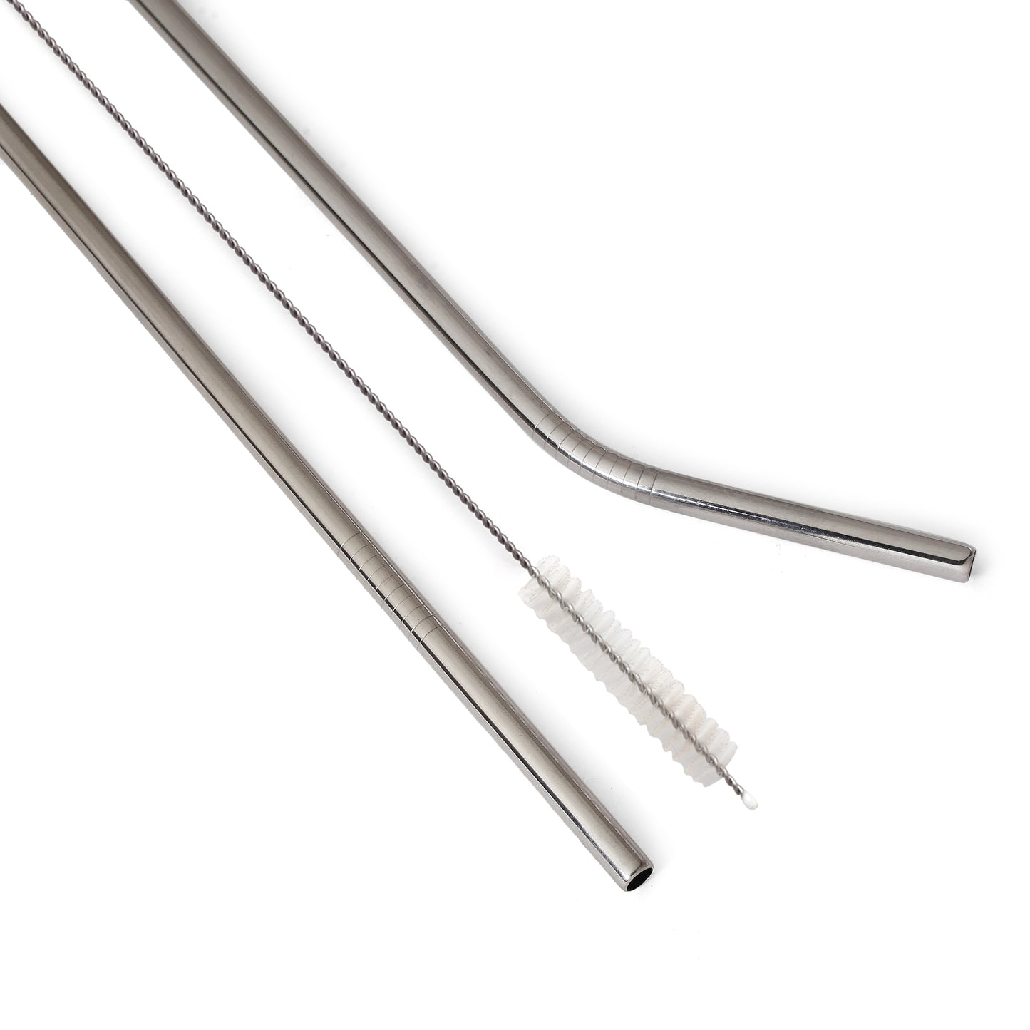 Stainless Steel Straws with Cleaning Brush | Reusable Straw - EcoFreaky