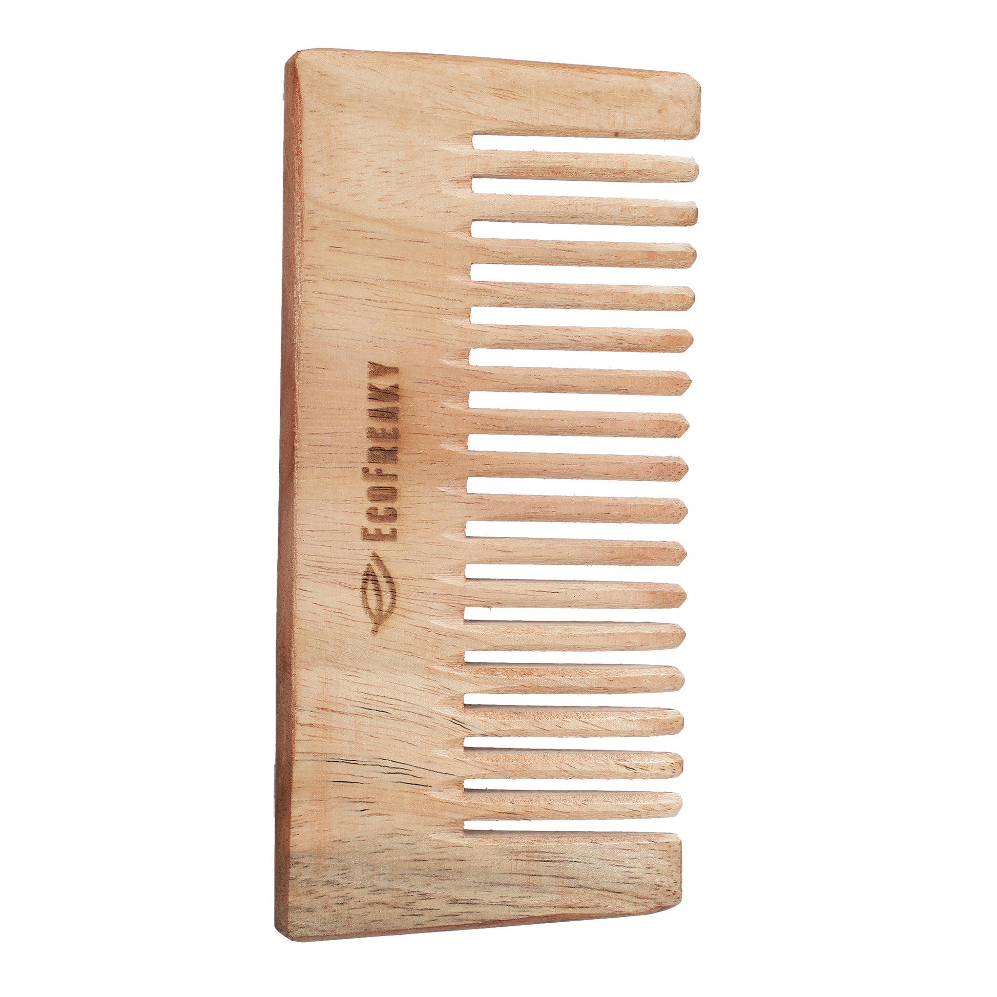 Pure Neem Wood Shampoo Comb | Antibacterial wooden comb - EcoFreaky