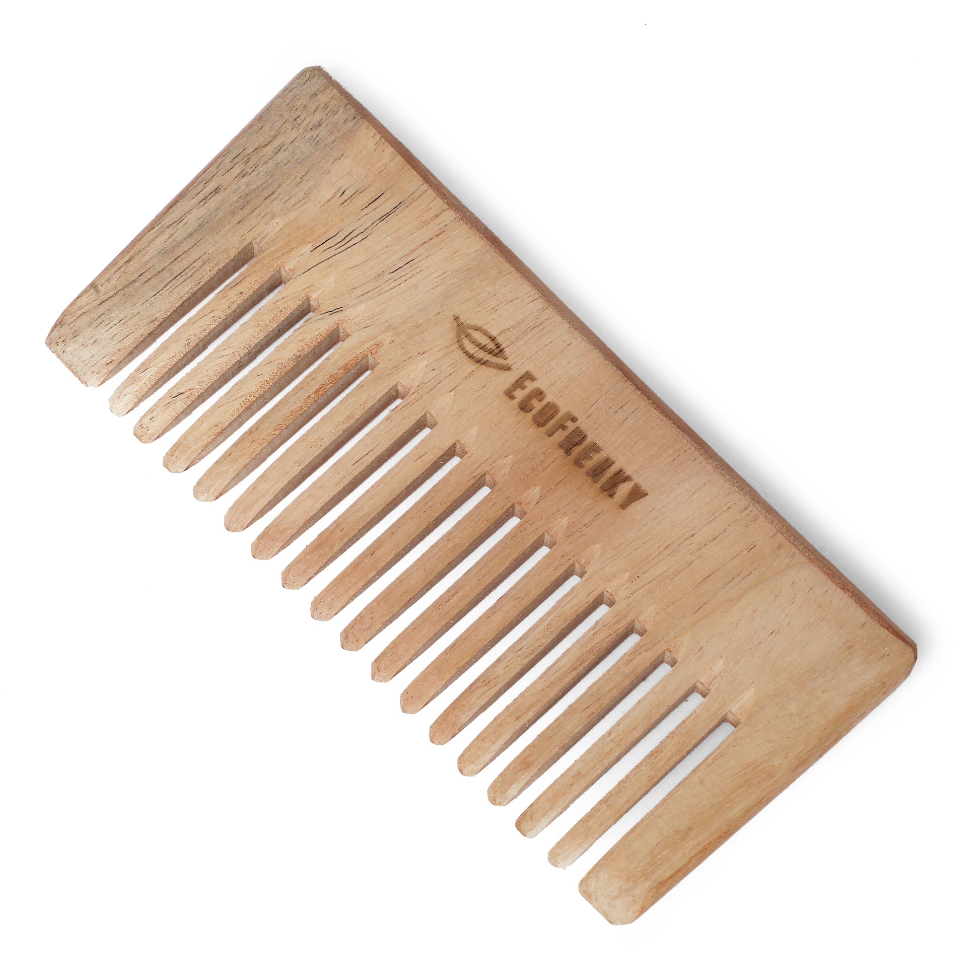 Pure Neem Wood Shampoo Comb | Antibacterial wooden comb - EcoFreaky