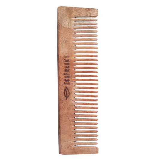 Pure Neem Wood Pocket Comb | Antibacterial Wooden Comb - EcoFreaky