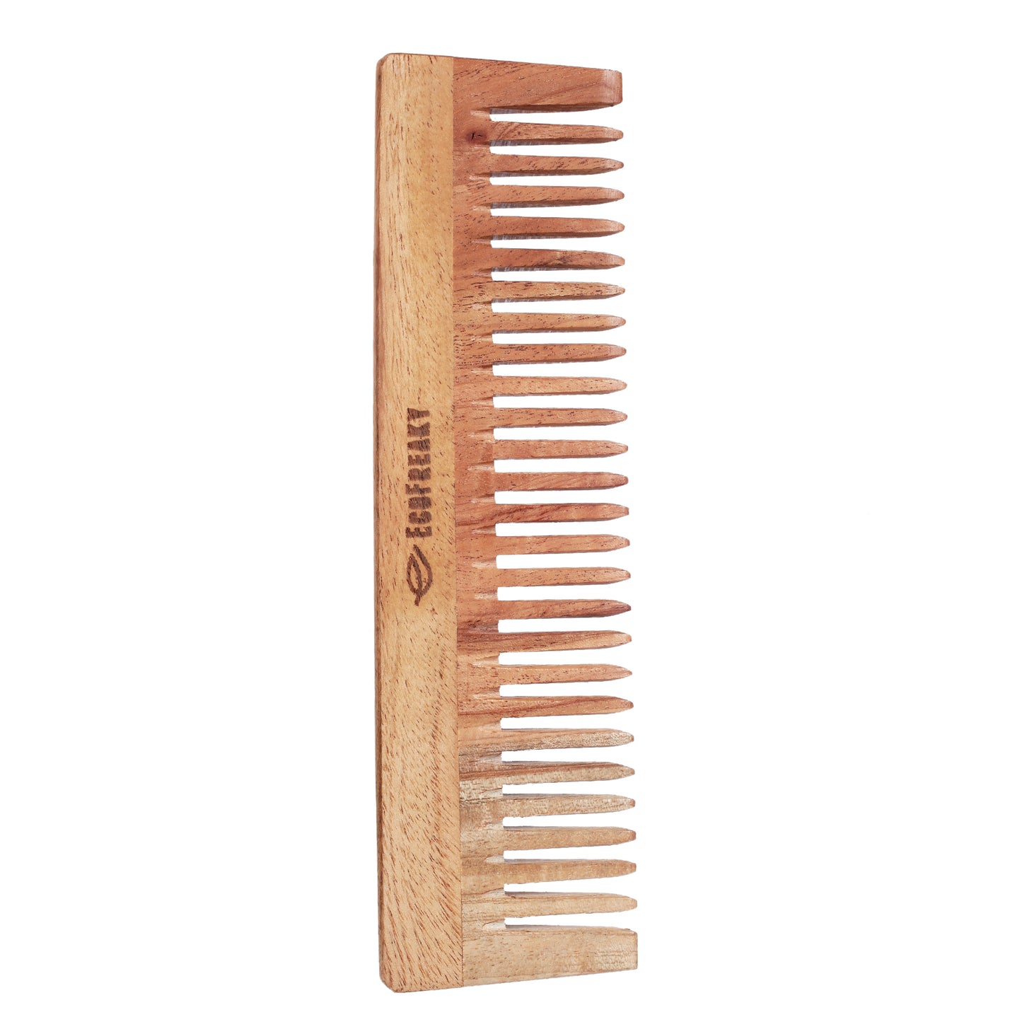 Pure Neem Wood Widetooth Comb | Antibacterial Wooden Comb - EcoFreaky