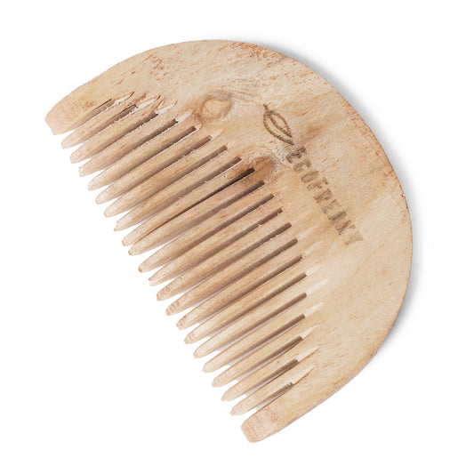 Pure Neem Wood Beard Comb | Antibacterial Wooden Comb - EcoFreaky