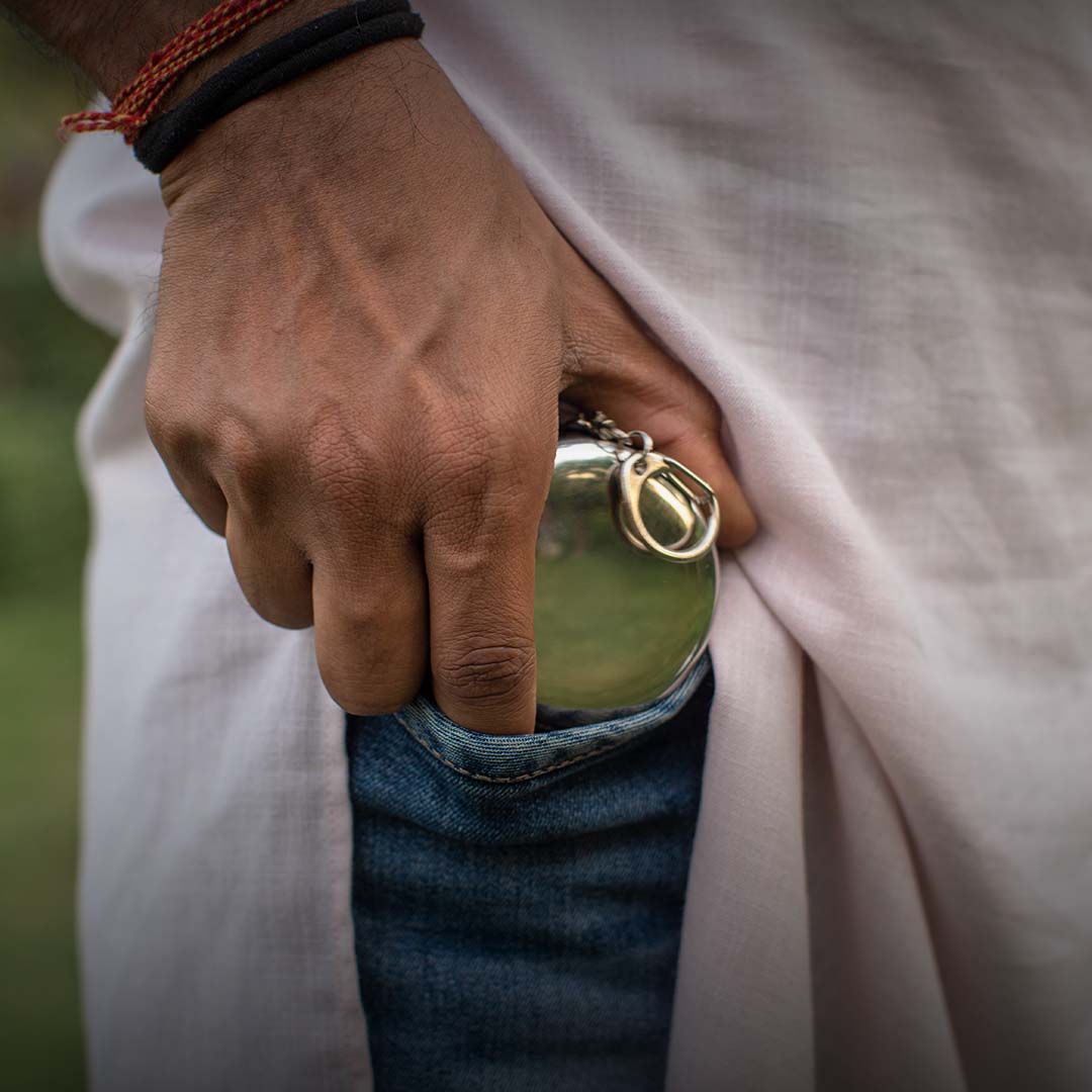 Stainless Steel Glass | Foldable Steel Glass - EcoFreaky