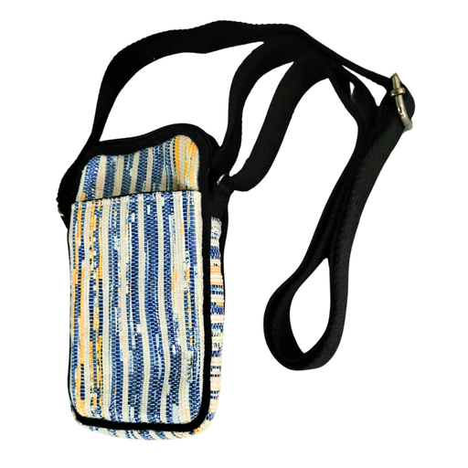 EcoKaari Upcycled Mobile Sling - Blue | For On-the-Go Minimalists - EcoFreaky