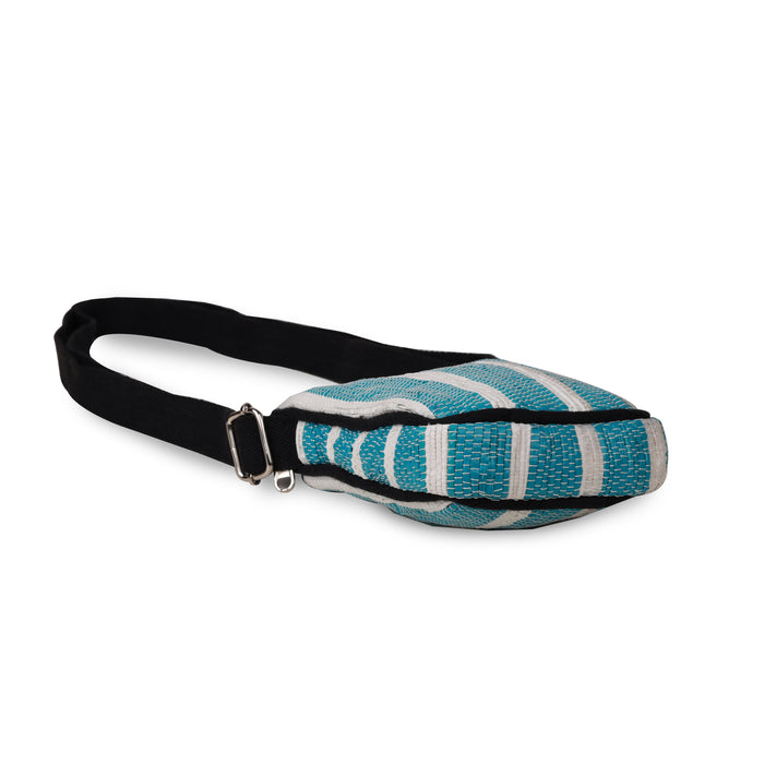 EcoKaari Upcycled Mobile Sling - Blue | For On-the-Go Minimalists - EcoFreaky