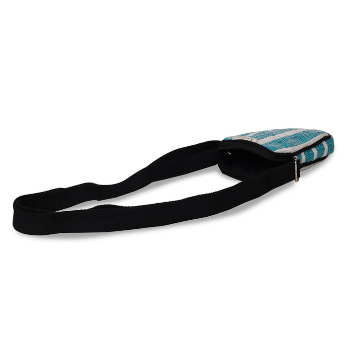 EcoKaari Upcycled Mobile Sling - Blue | For On-the-Go Minimalists - EcoFreaky