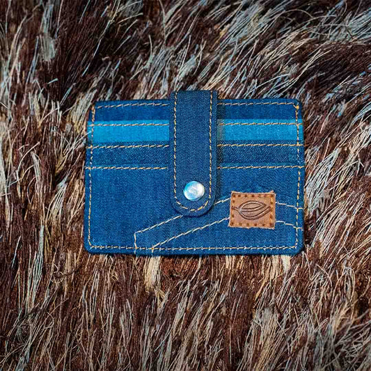 Vegan Denim Cardholder | Unisex Vegan Cardholder - EcoFreaky