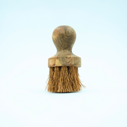 EcoFreaky Set of 2 Coir Tawa Oil Brushes – Made from Natural Coconut Fibre & Wooden Handle