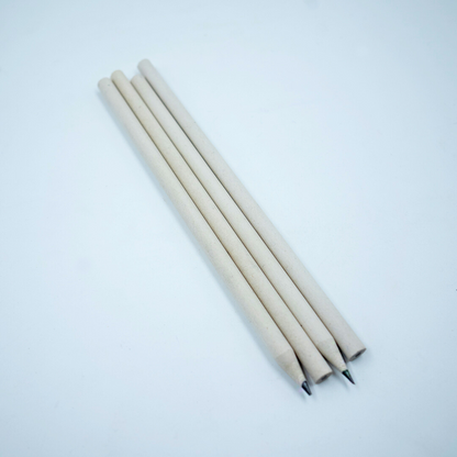 EcoFreaky Recycled Paper Pencils – Kraft Brown & Classic White