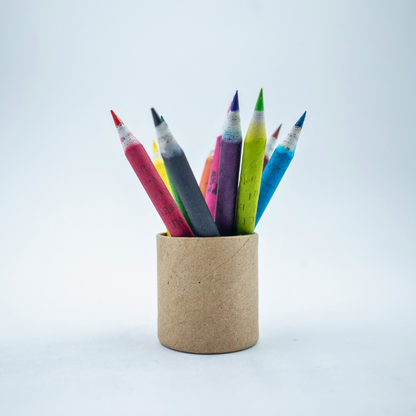 EcoFreaky Plantable Colouring Pencils | 10 Colours | Seed Pencils Tube