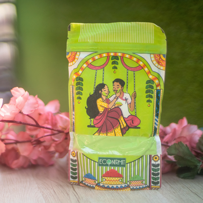 Organic Holi Gulal - Non-Toxic, Eco-Friendly, Safe for Kids & Skin | ECONIRMIT | 170G