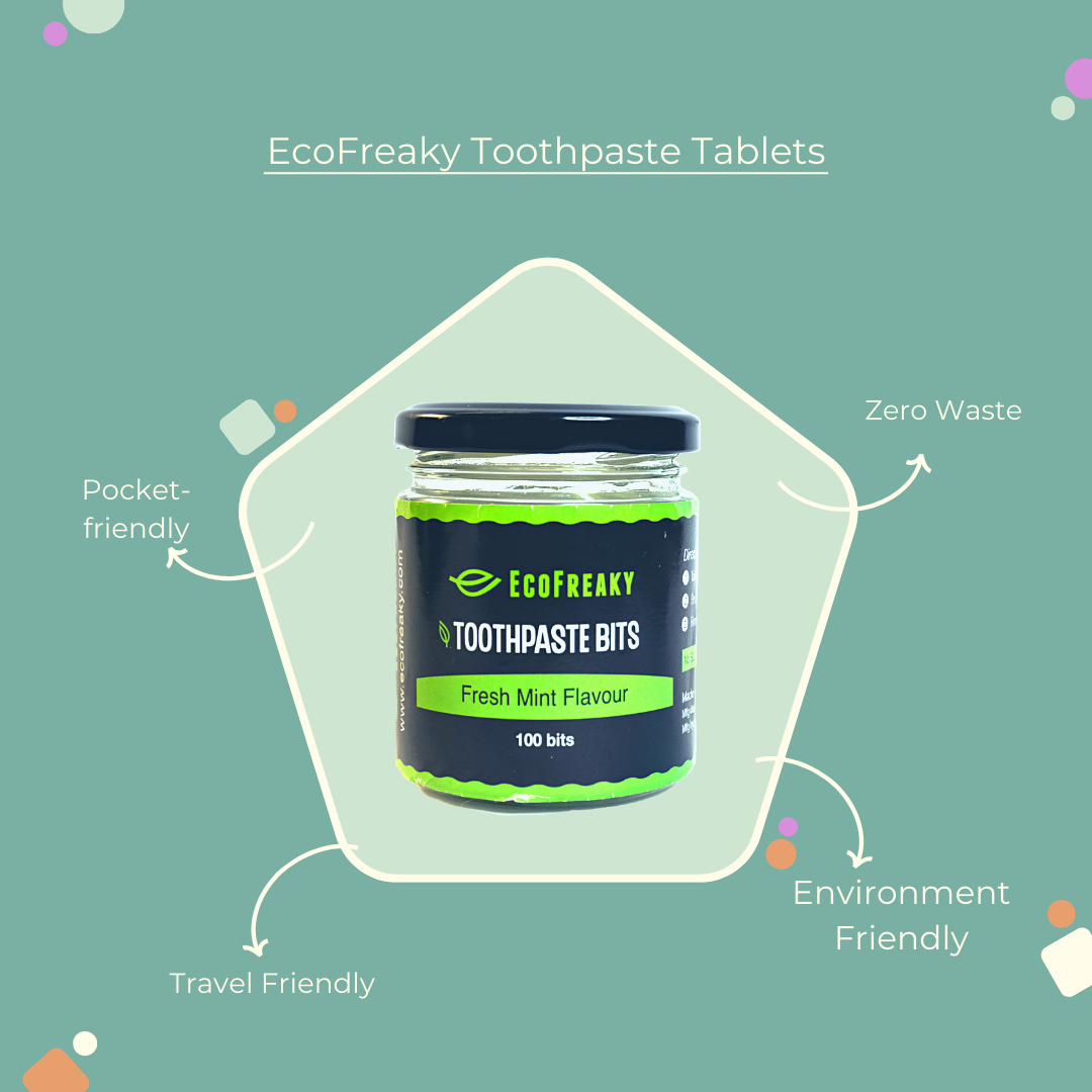 EcoFreaky Toothpaste Tablets | Best Toothpaste Bits For Stain Removal - EcoFreaky