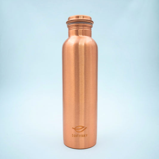 EcoFreaky Premium Copper Water Bottle (950ml) | Leak-Proof & BPA-Free | Ayurvedic Health Benefits | Enhances Immunity & Digestion | Ideal for Office & Travel - 4Ce2B7