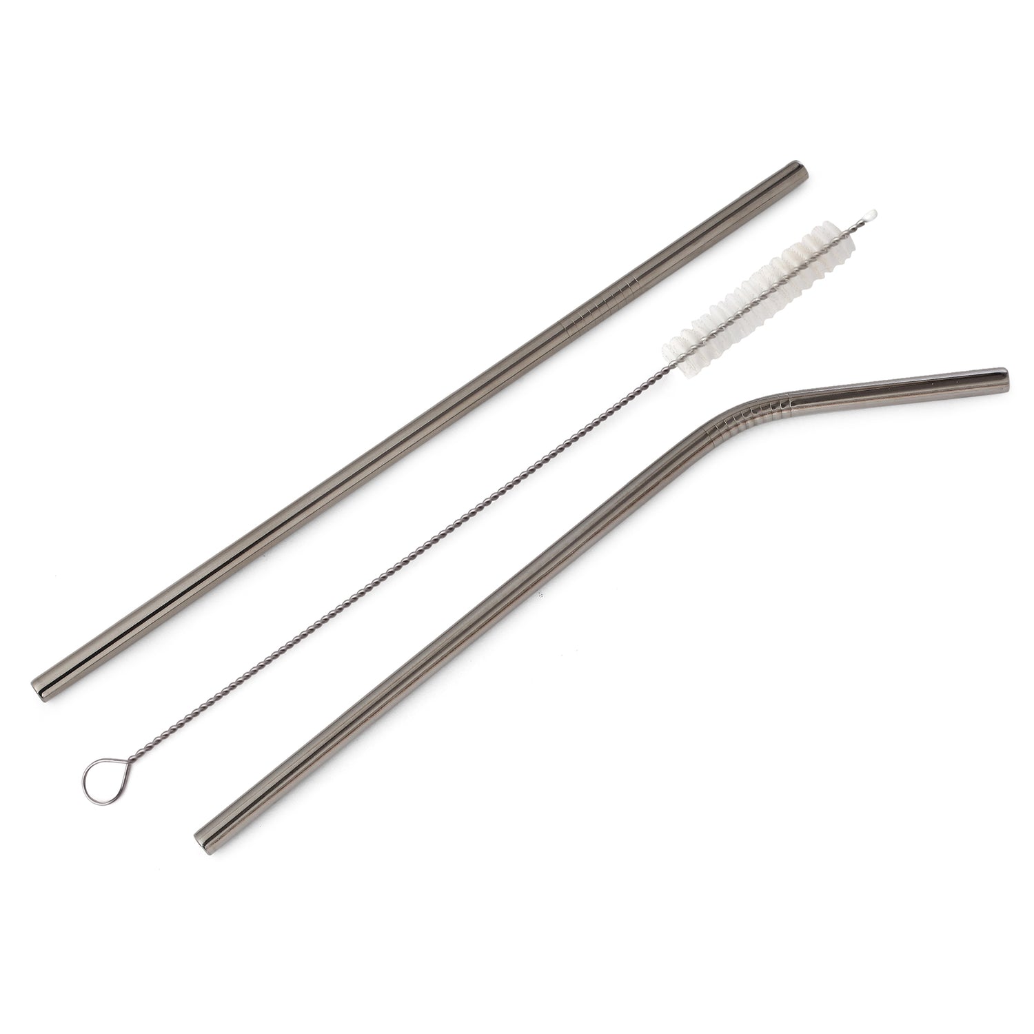 Stainless Steel Straws with Cleaning Brush | Reusable Straw - EcoFreaky