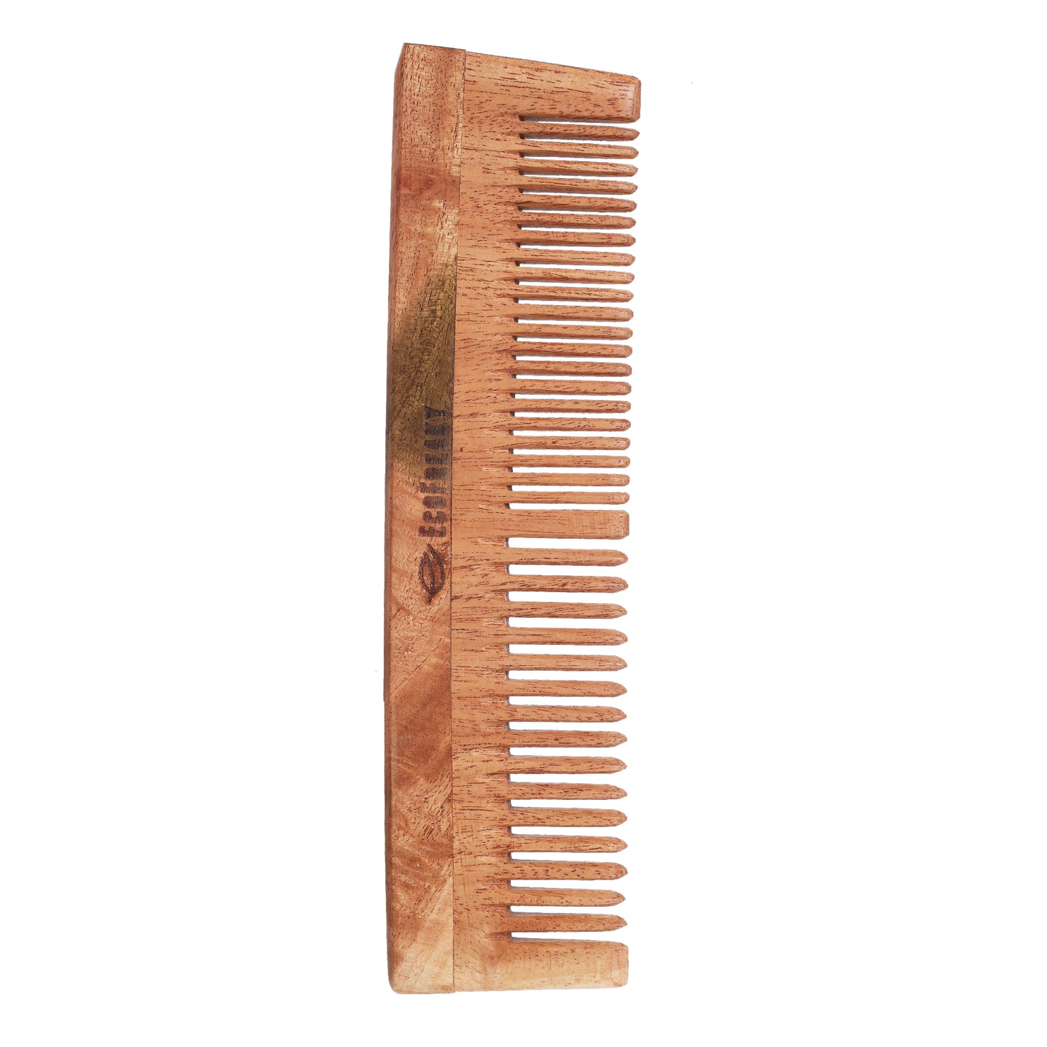 Pure Neem Wood Regular Comb | Antibacterial Wooden Comb - EcoFreaky