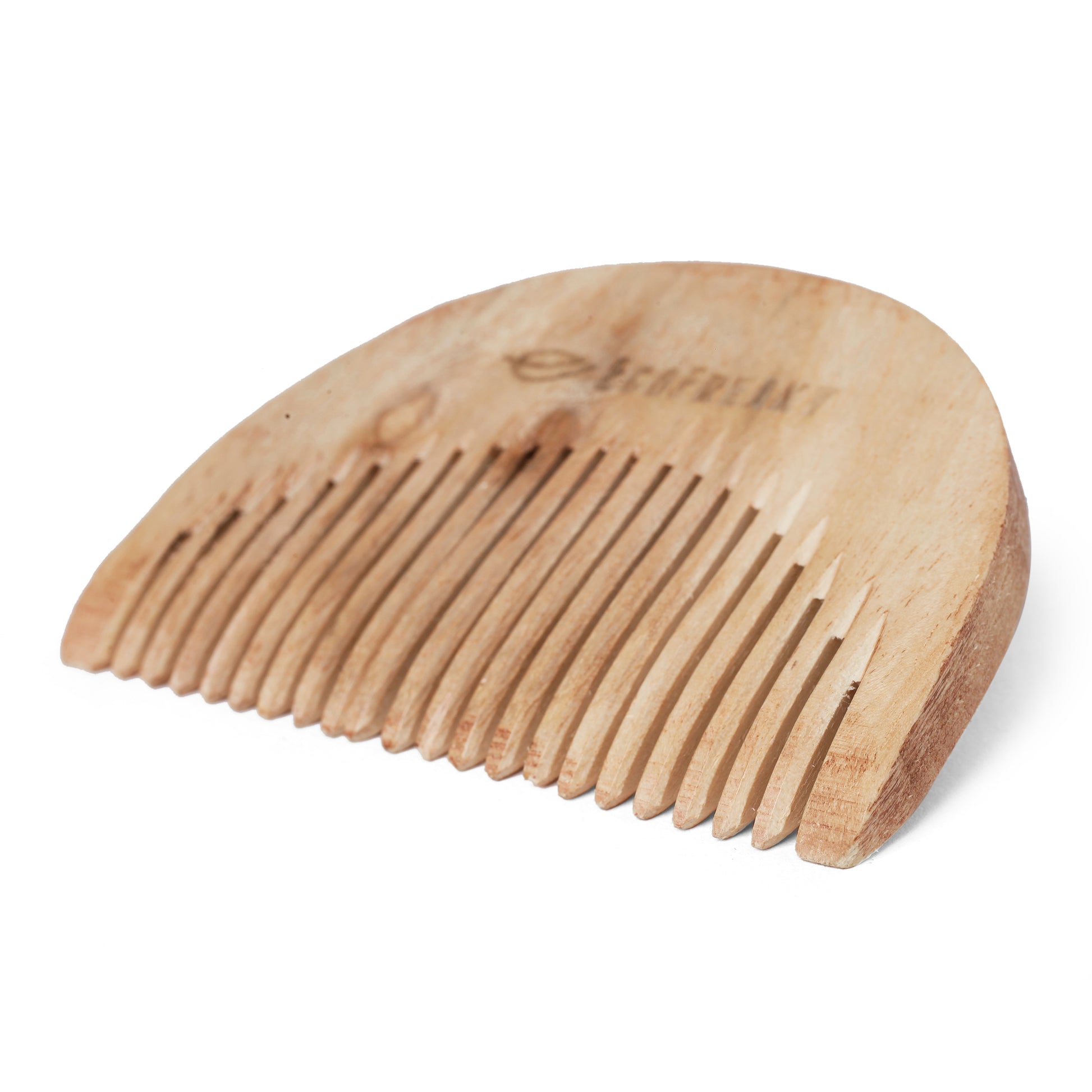 Pure Neem Wood Beard Comb | Antibacterial Wooden Comb - EcoFreaky