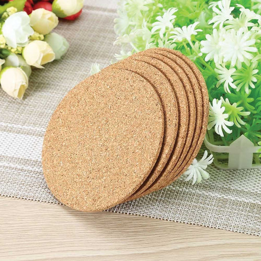 Eco-Friendly Cork Coasters – Set of 4 & 6  | Coffee & Tea Lovers
