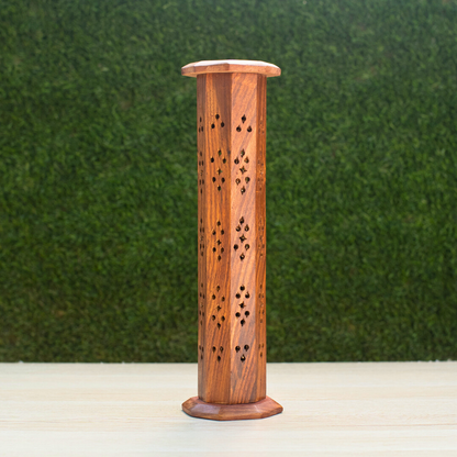 Traditional Wooden Incense Burner | Spiritual & Decorative Gift | Premium Aromatherapy Burner