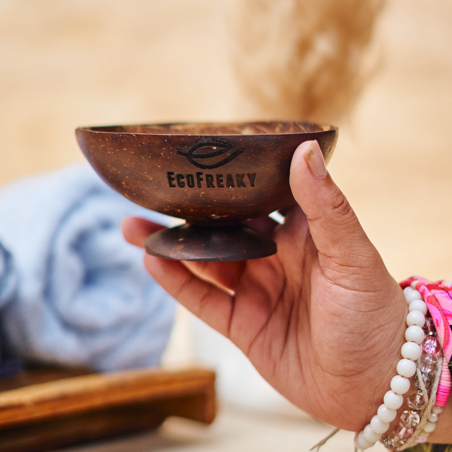 Coconut Shell Soap Dish | Handmade Natural Soap Holder | Sustainable Bathroom Organizer | Eco Freaky