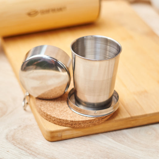 Stainless Steel Glass | Foldable Steel Glass