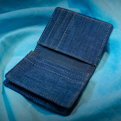EcoFreaky Minimalist Vegan Denim Wallet | Unisex | FREE CARD HOLDER - EcoFreaky