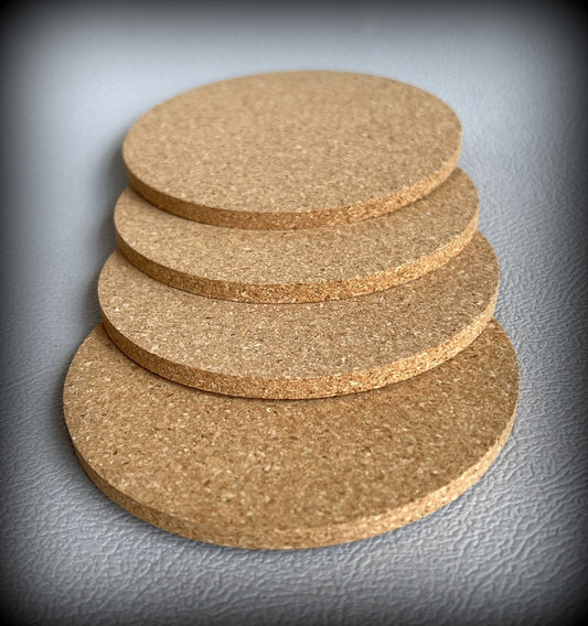 Eco-Friendly Cork Coasters – Set of 4 & 6  | Coffee & Tea Lovers