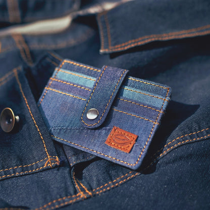 Vegan Denim Cardholder | Unisex Vegan Cardholder